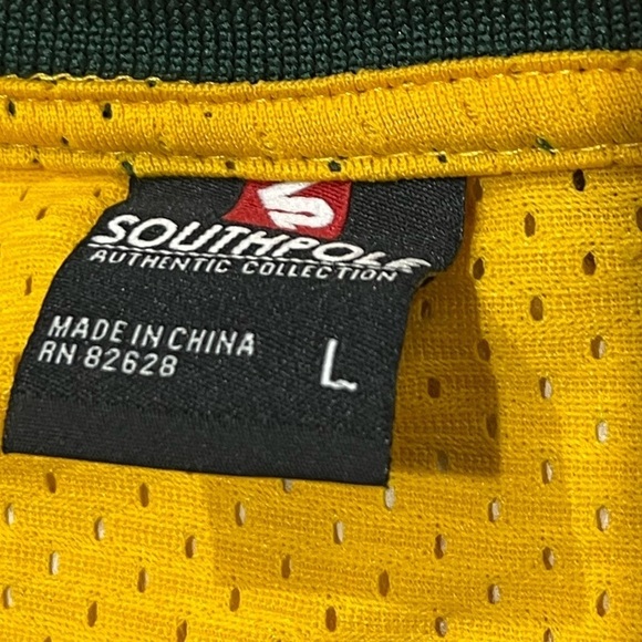 Southpole Worldwide MCMXCI Yellow Mesh Sports Fashion Jersey - Picture 7 of 7